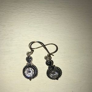 Silver earrings